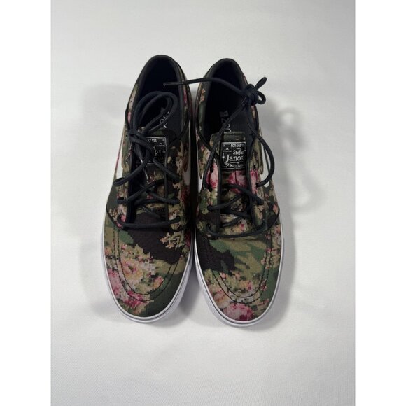 Nike SB Zoom Stefan Janoski Shoes Mens Size 9 Digi Floral Camo Canvas 482972-900 - Picture 4 of 12
